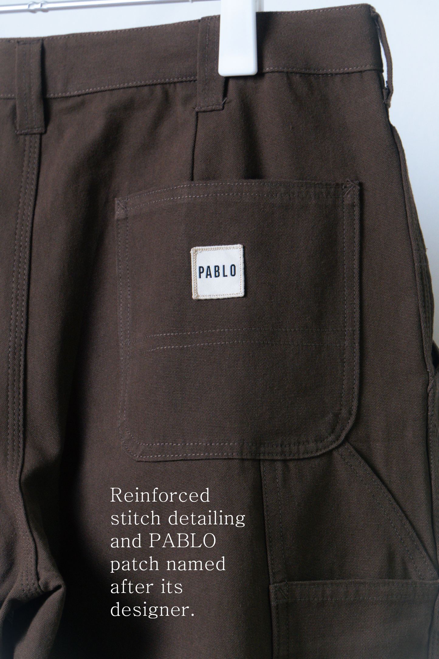 workware relaxed canvas trousers [canyon brown]