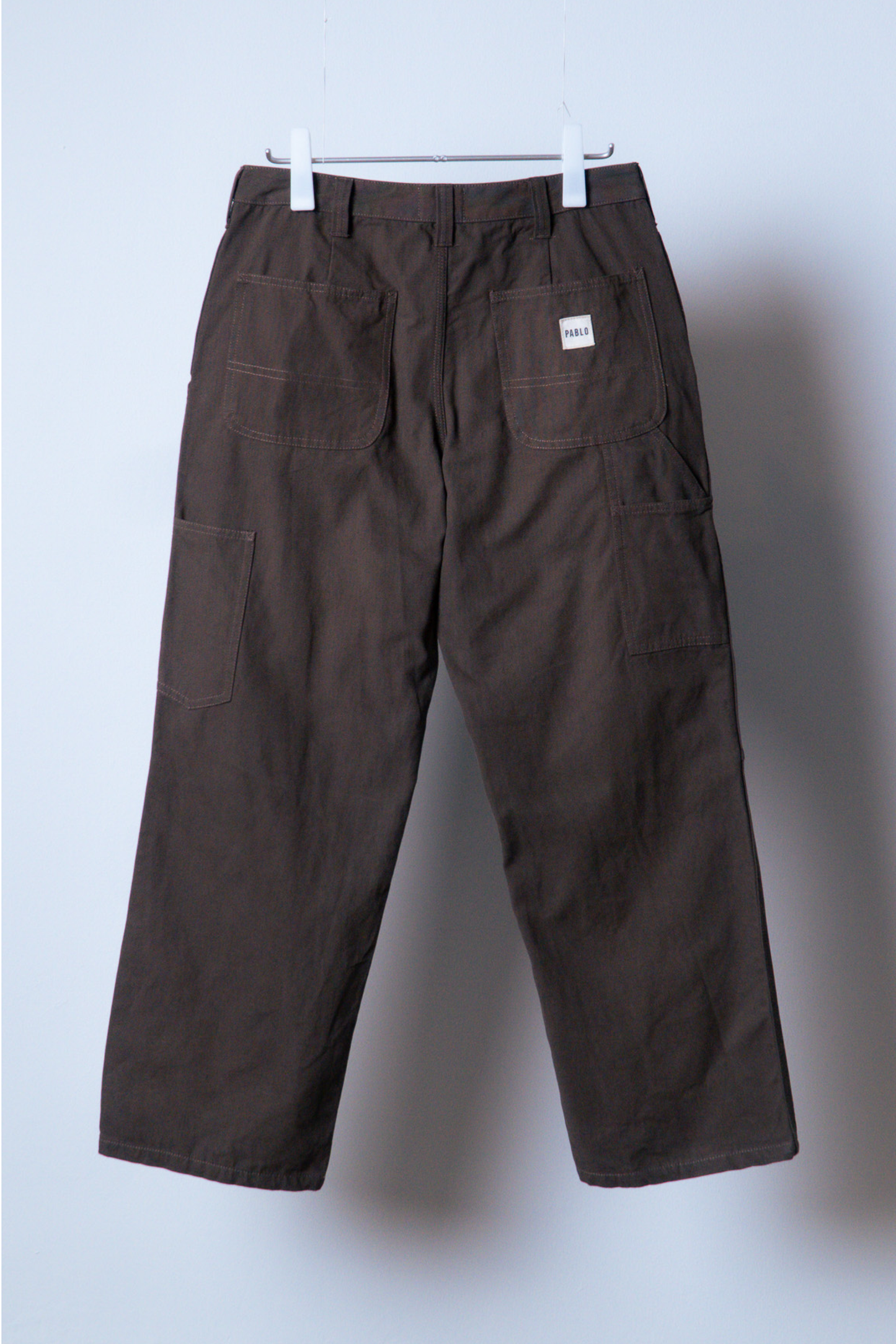 workware relaxed canvas trousers [canyon brown]