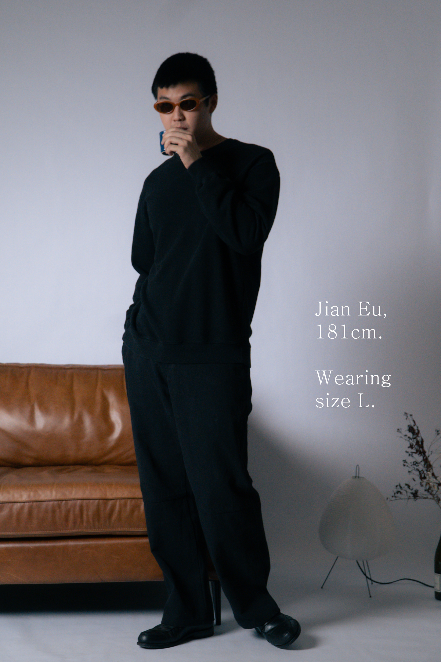 workware relaxed canvas trousers [coal black]