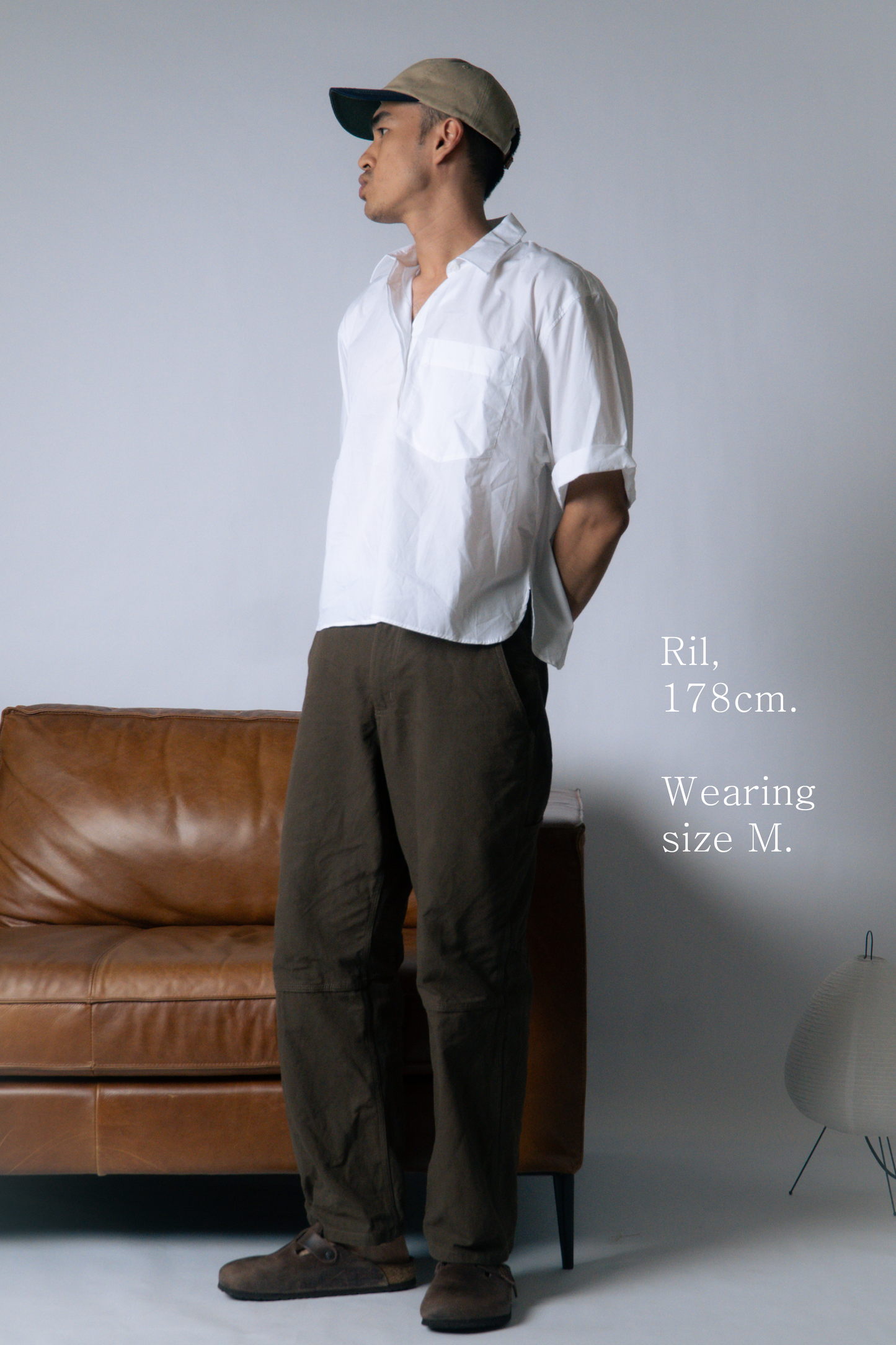 workware relaxed canvas trousers [canyon brown]