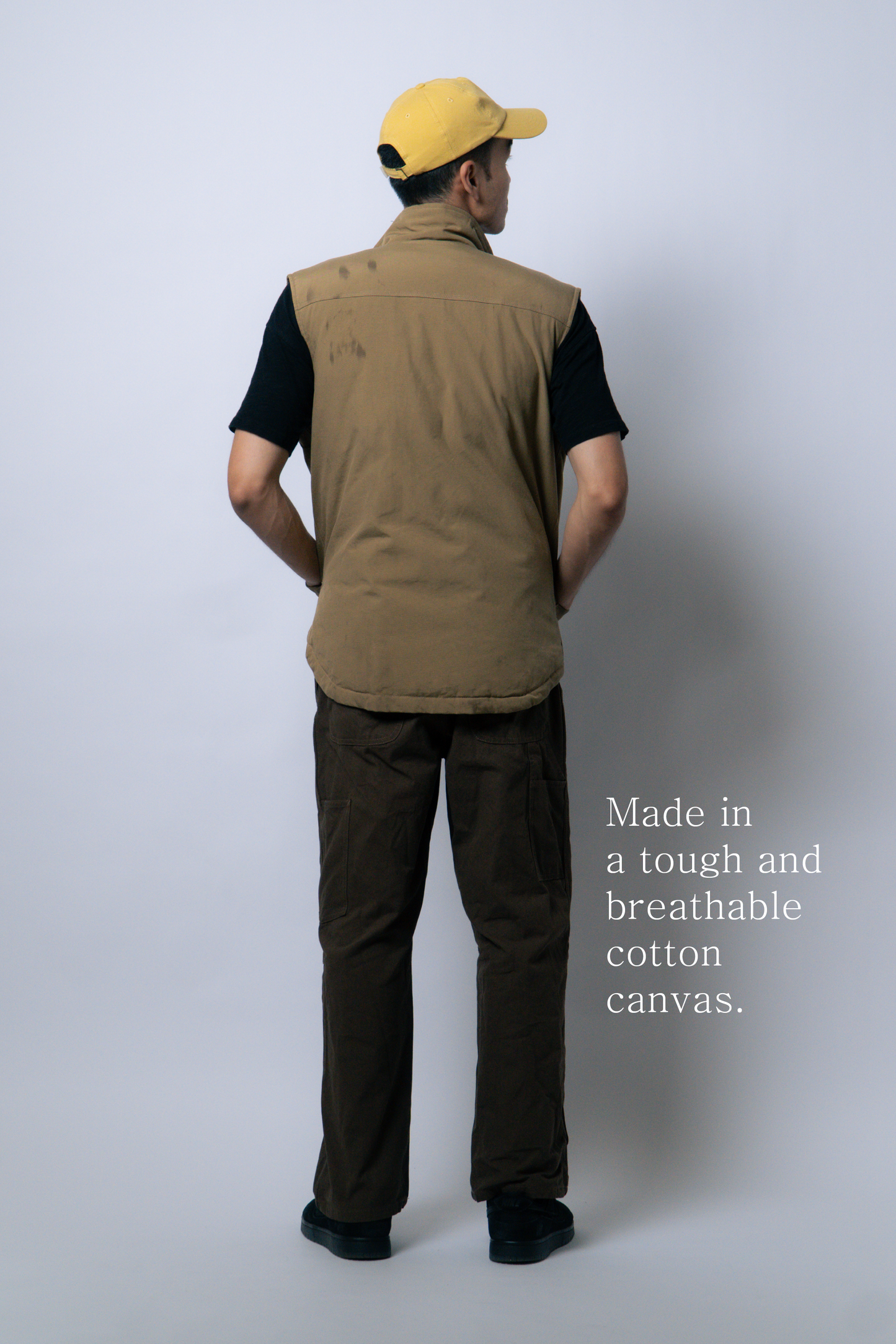 workware relaxed canvas trousers [canyon brown]