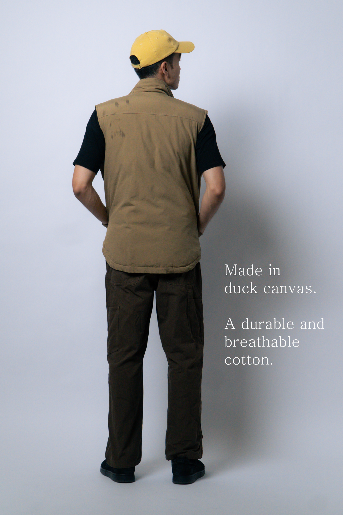 workware relaxed canvas trousers [canyon brown]