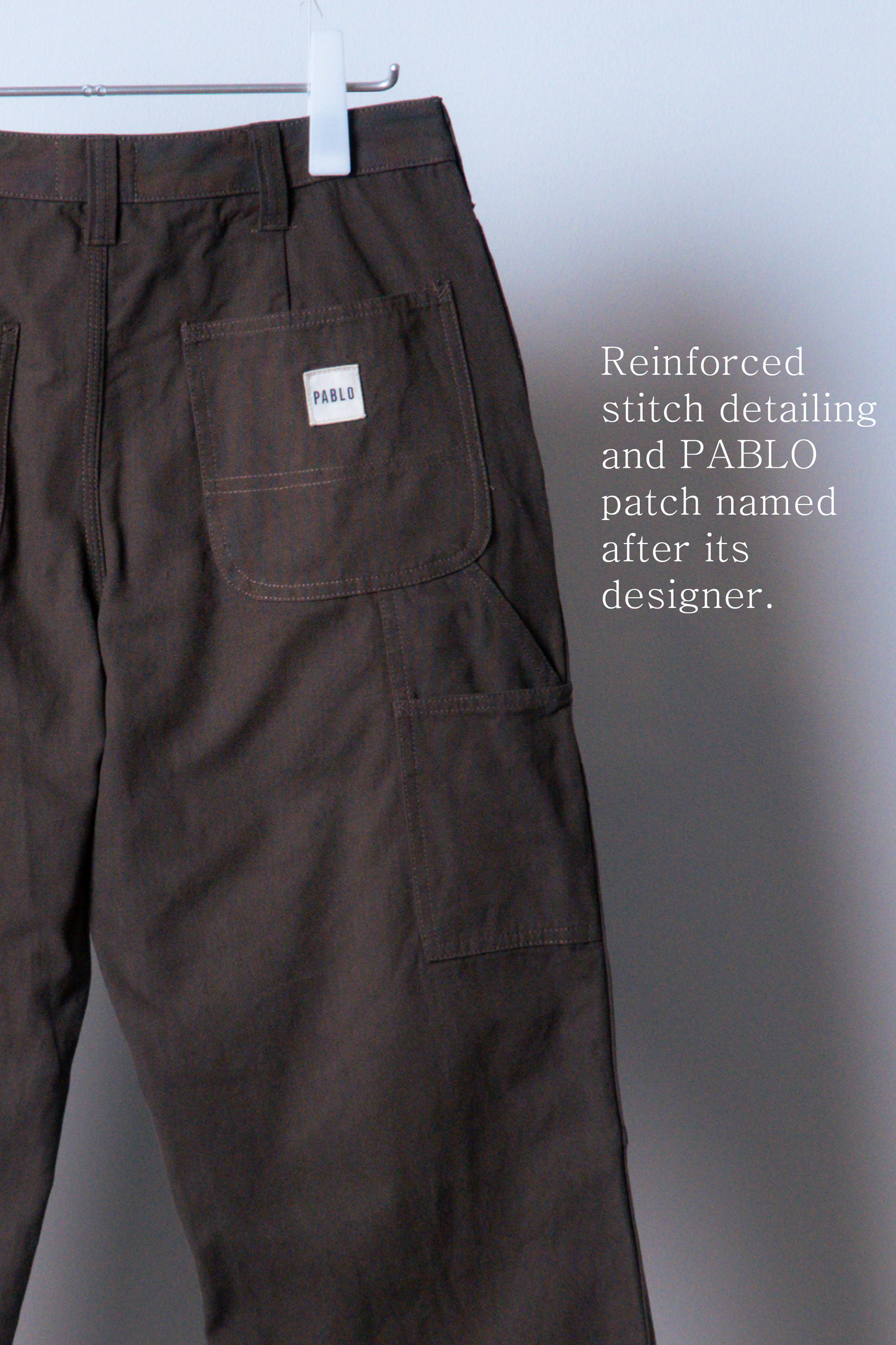 workware relaxed canvas trousers [canyon brown]