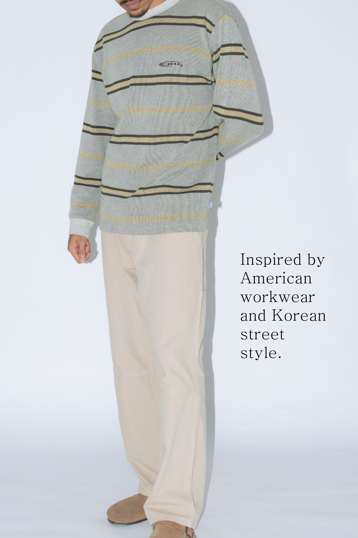 workware relaxed canvas trousers [birch]
