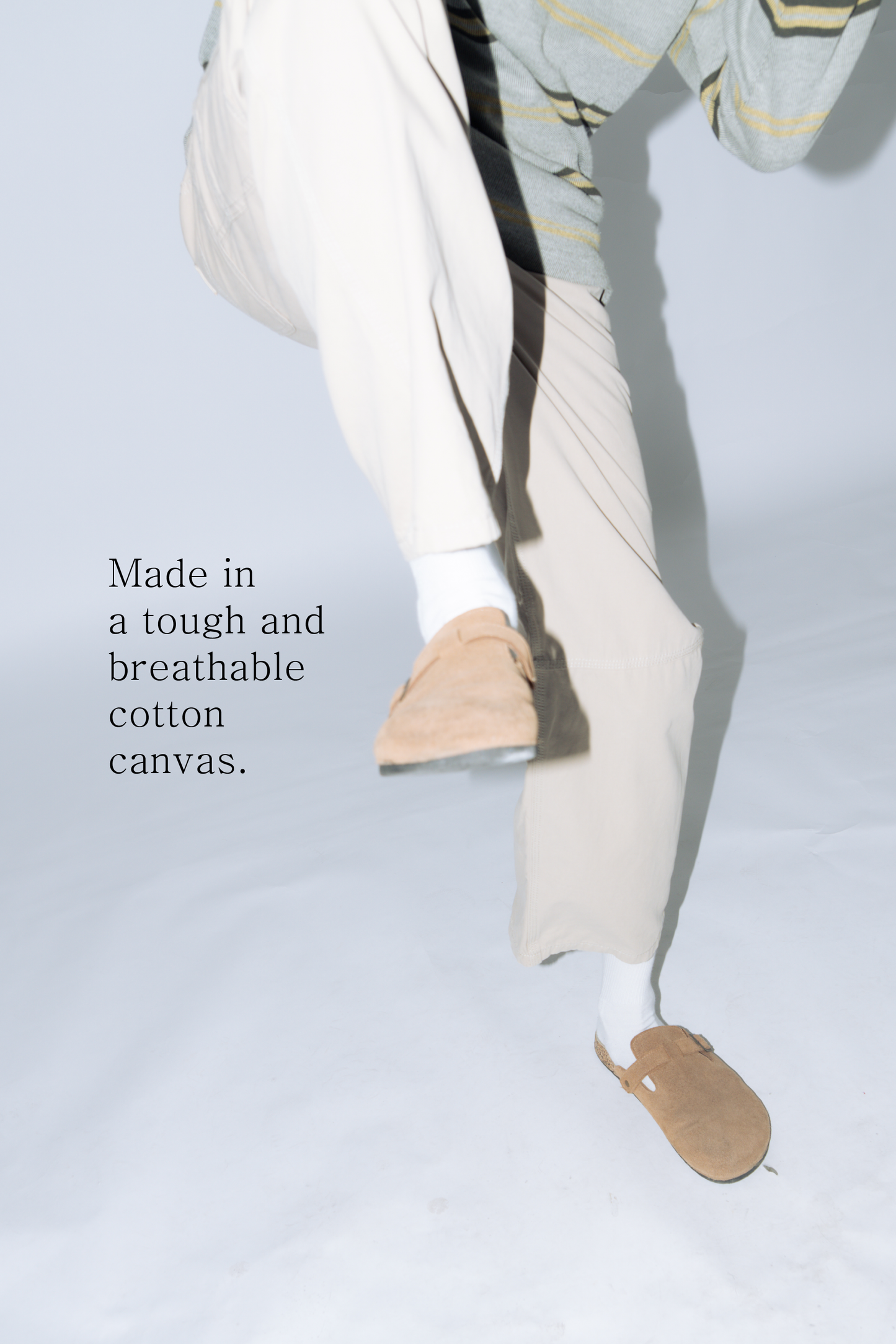 workware relaxed canvas trousers [birch]