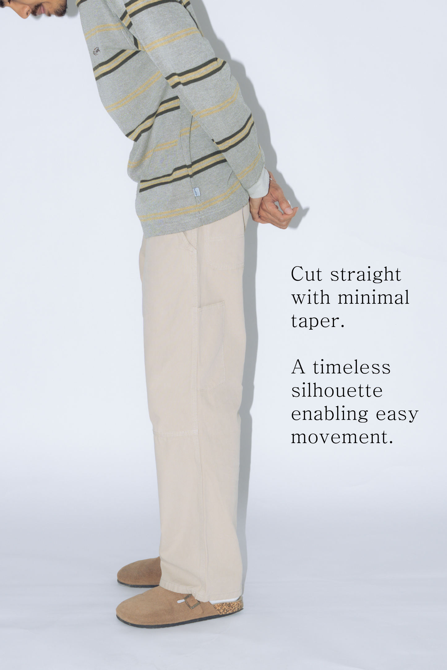workware relaxed canvas trousers [birch]
