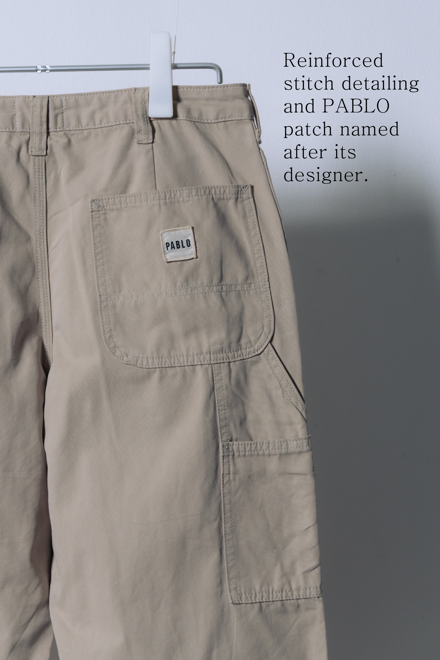 workware relaxed canvas trousers [birch]