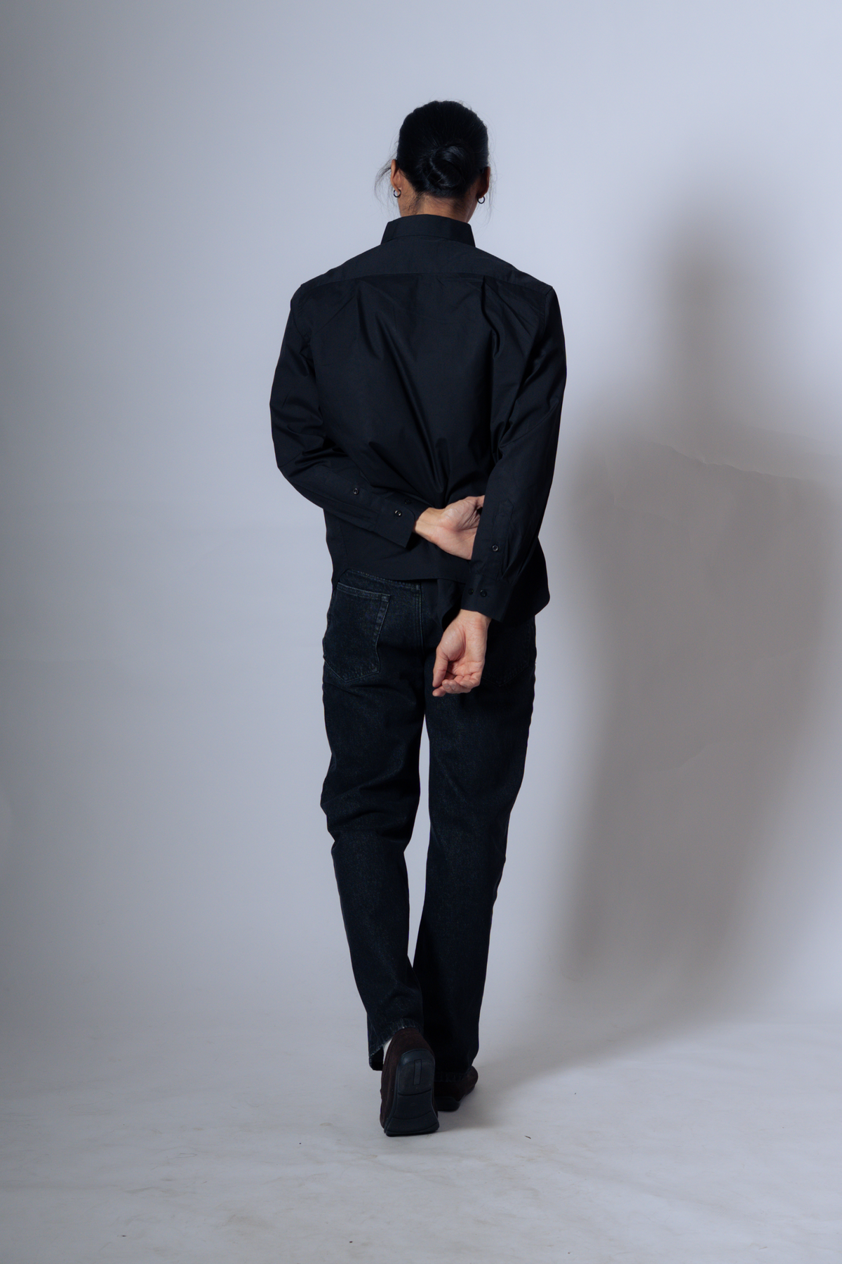 STUDIO straight cut jeans [black]
