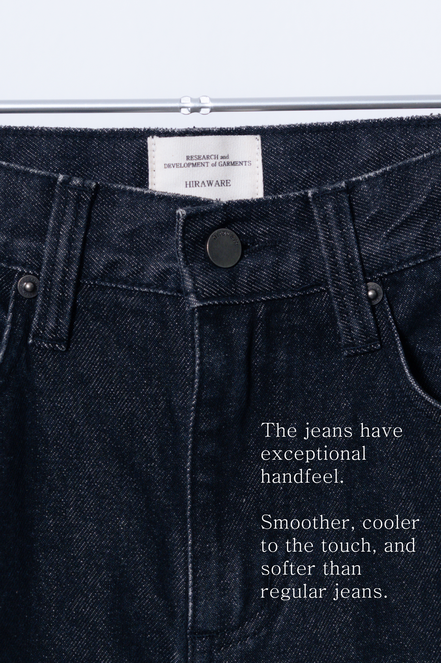 straight cut jeans [black]