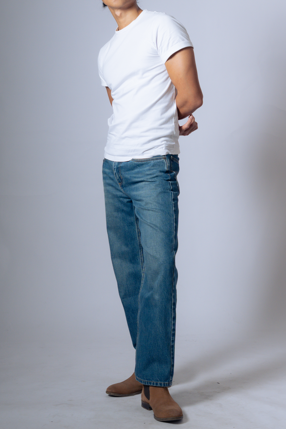 STUDIO straight cut jeans [blue]