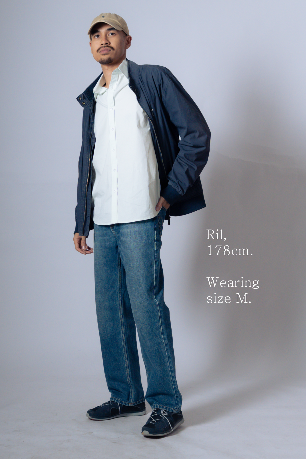 STUDIO straight cut jeans [blue]