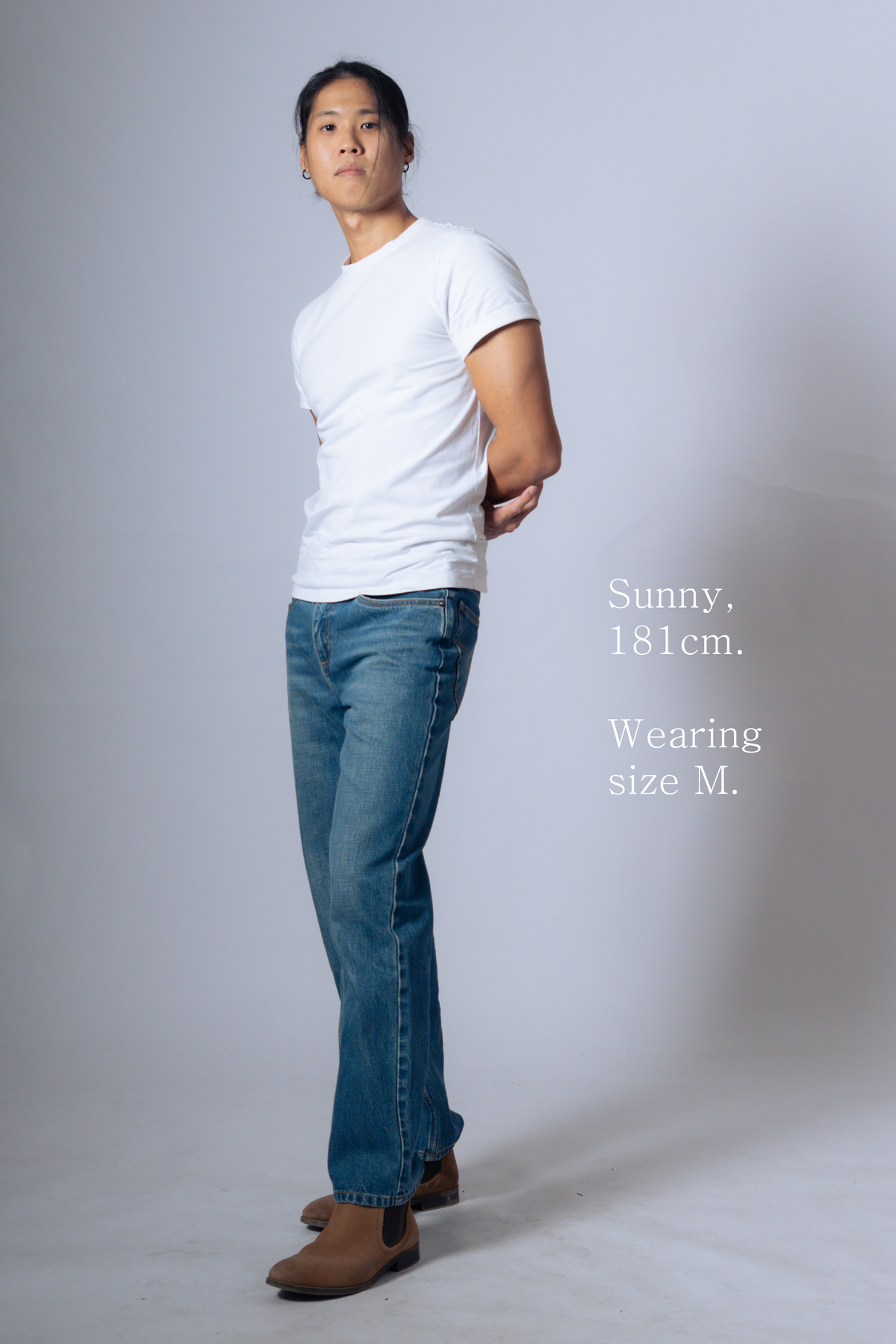 STUDIO straight cut jeans [blue]