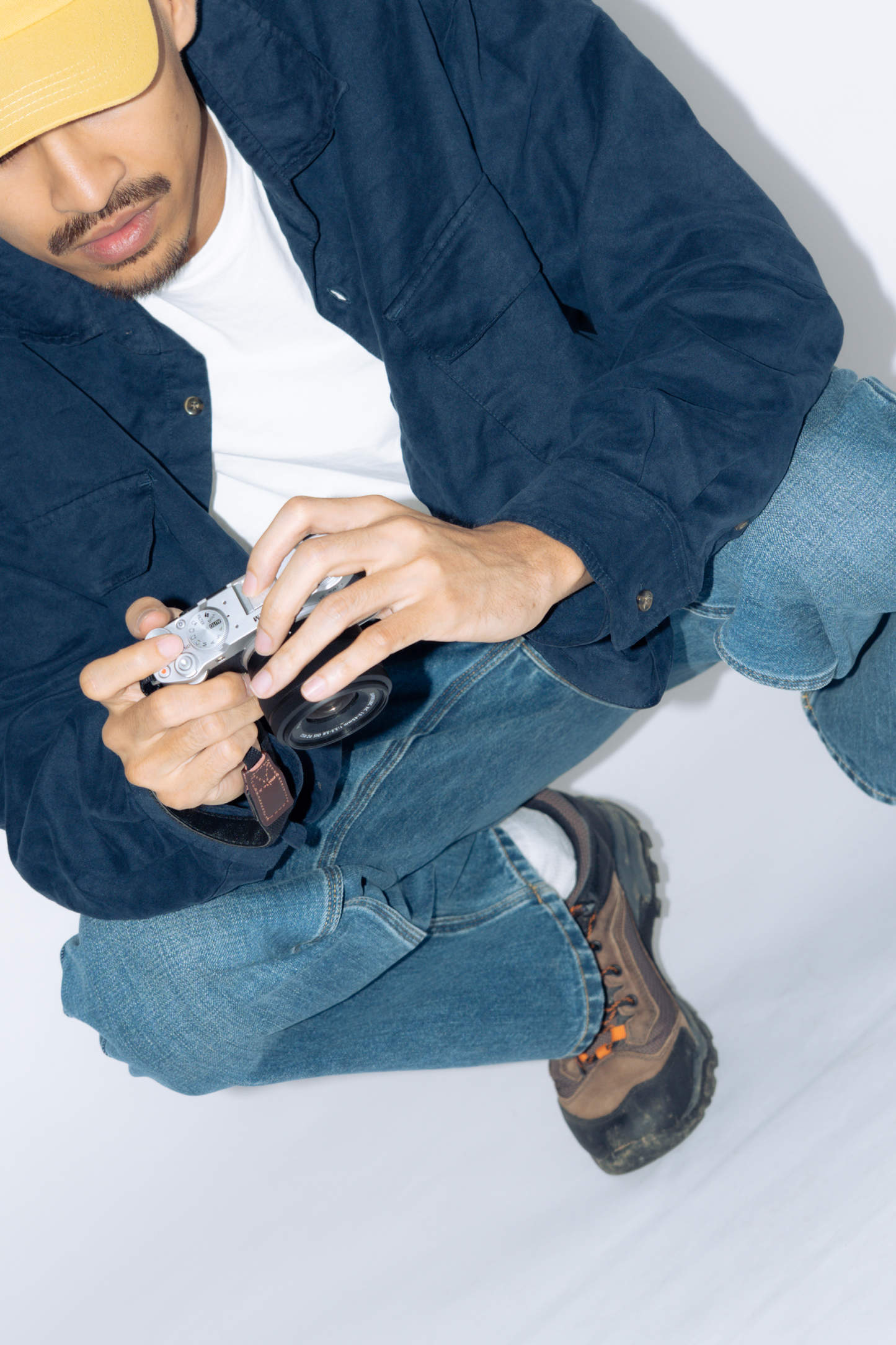 straight cut jeans [blue]