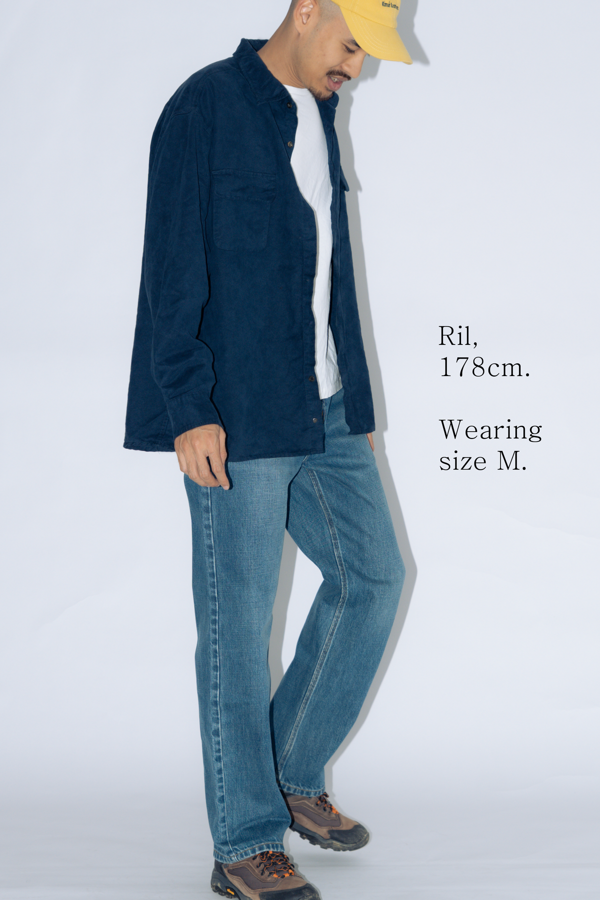 straight cut jeans [blue]