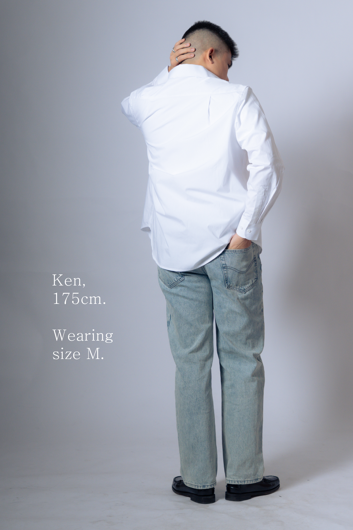 STUDIO straight cut jeans [washed blue]