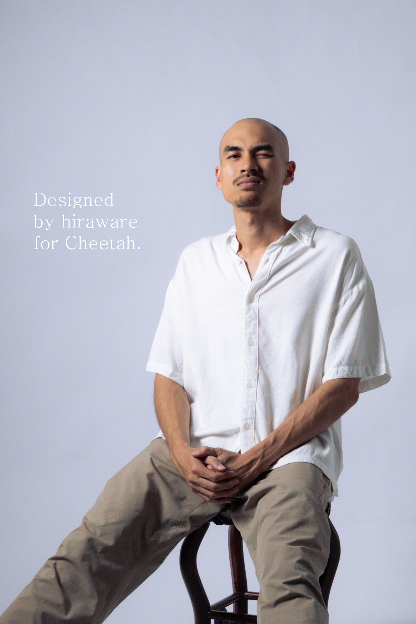 ctw1 linen short-sleeve shirt [white]
