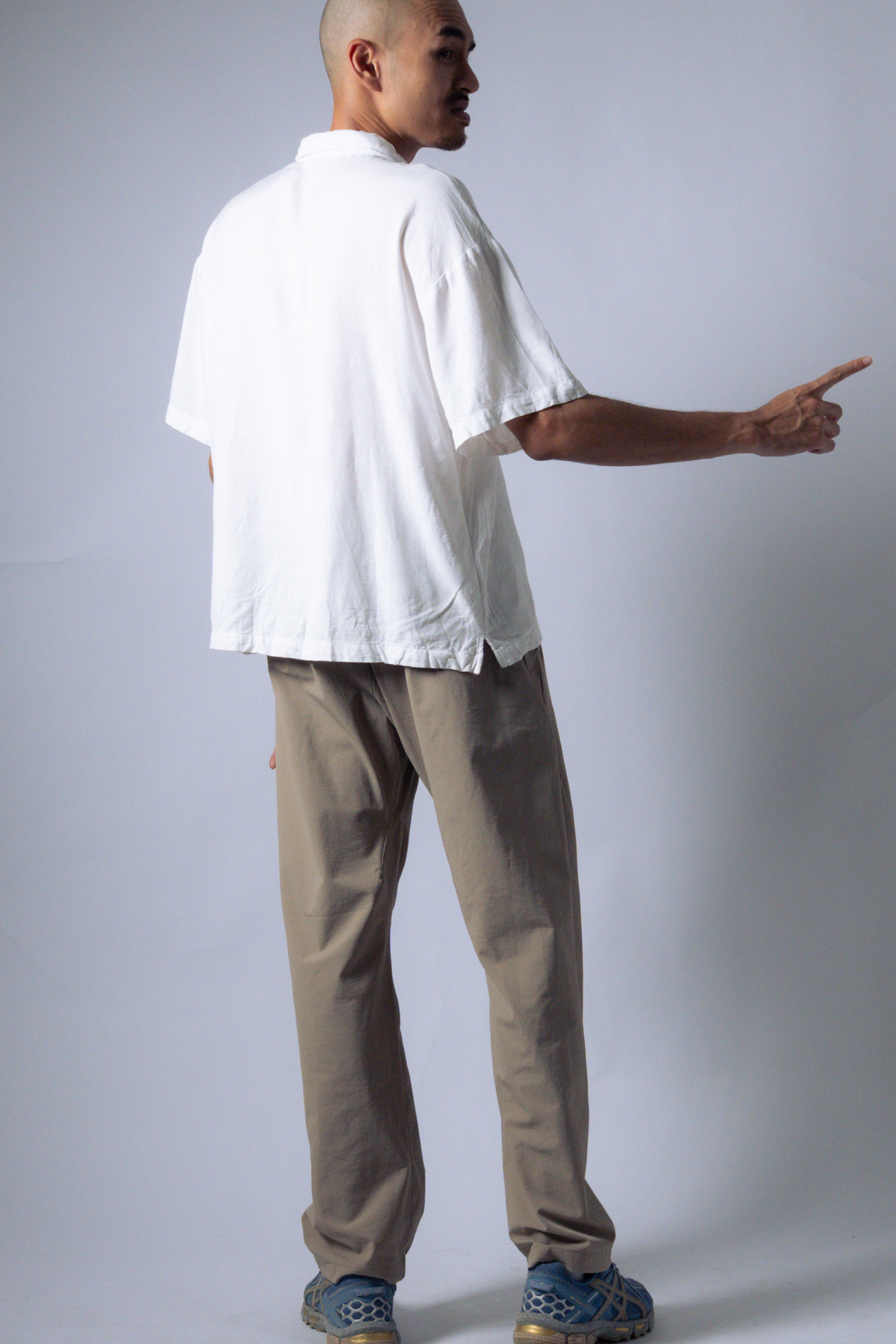 ctw1 linen short-sleeve shirt [white]
