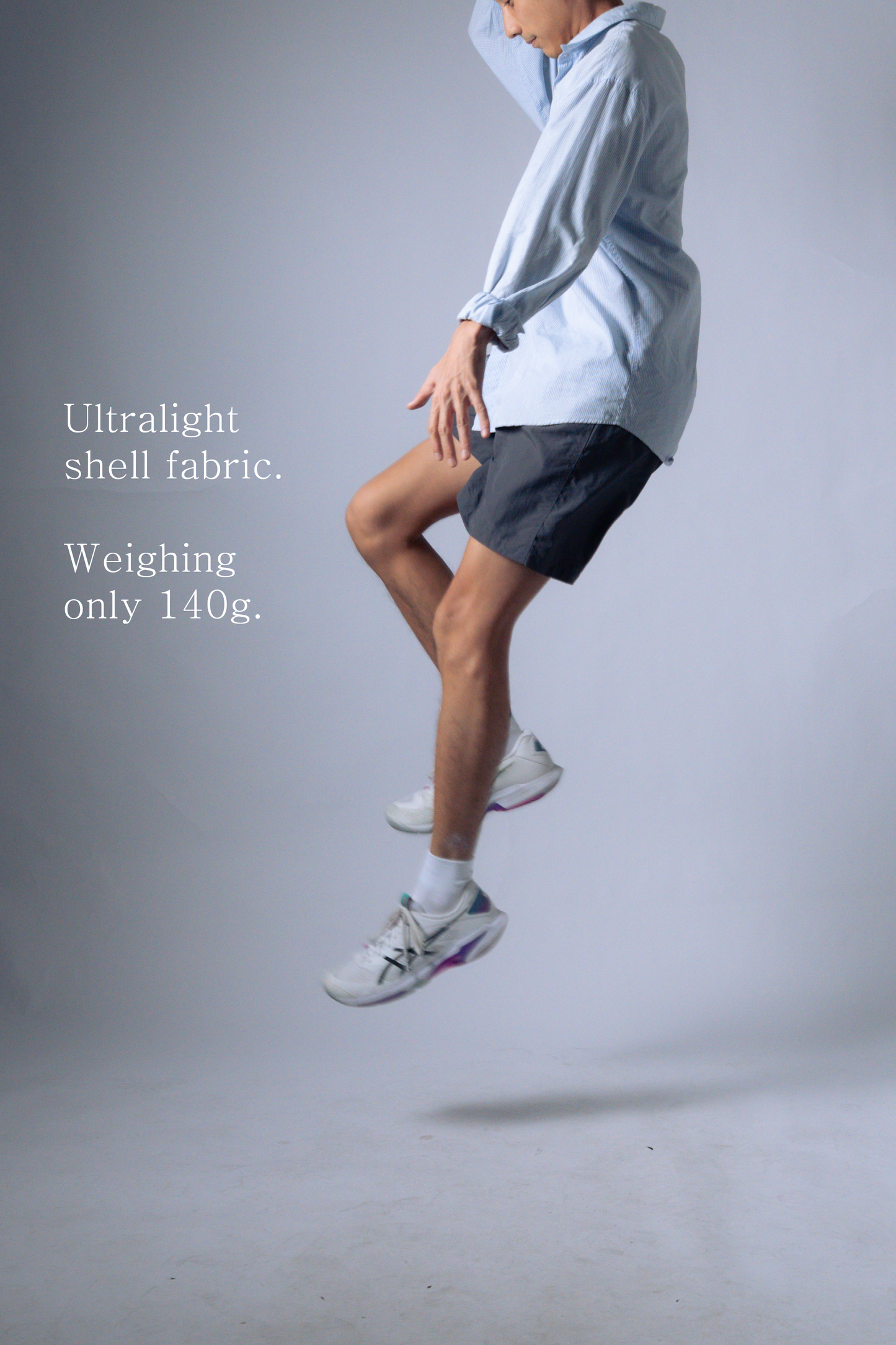ctw1 ultralight shell shorts [charcoal]