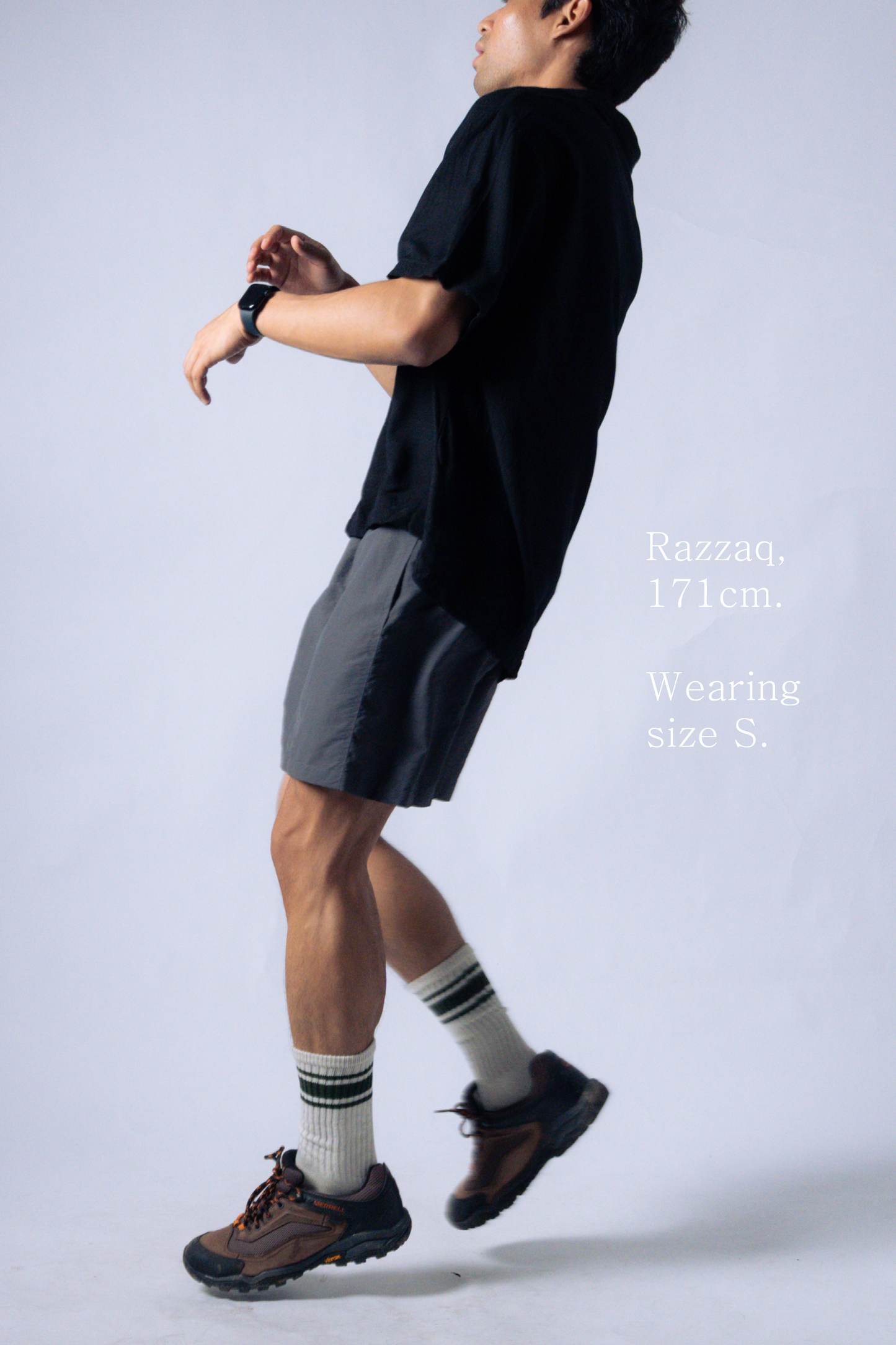 ctw1 ultralight shell shorts [charcoal]