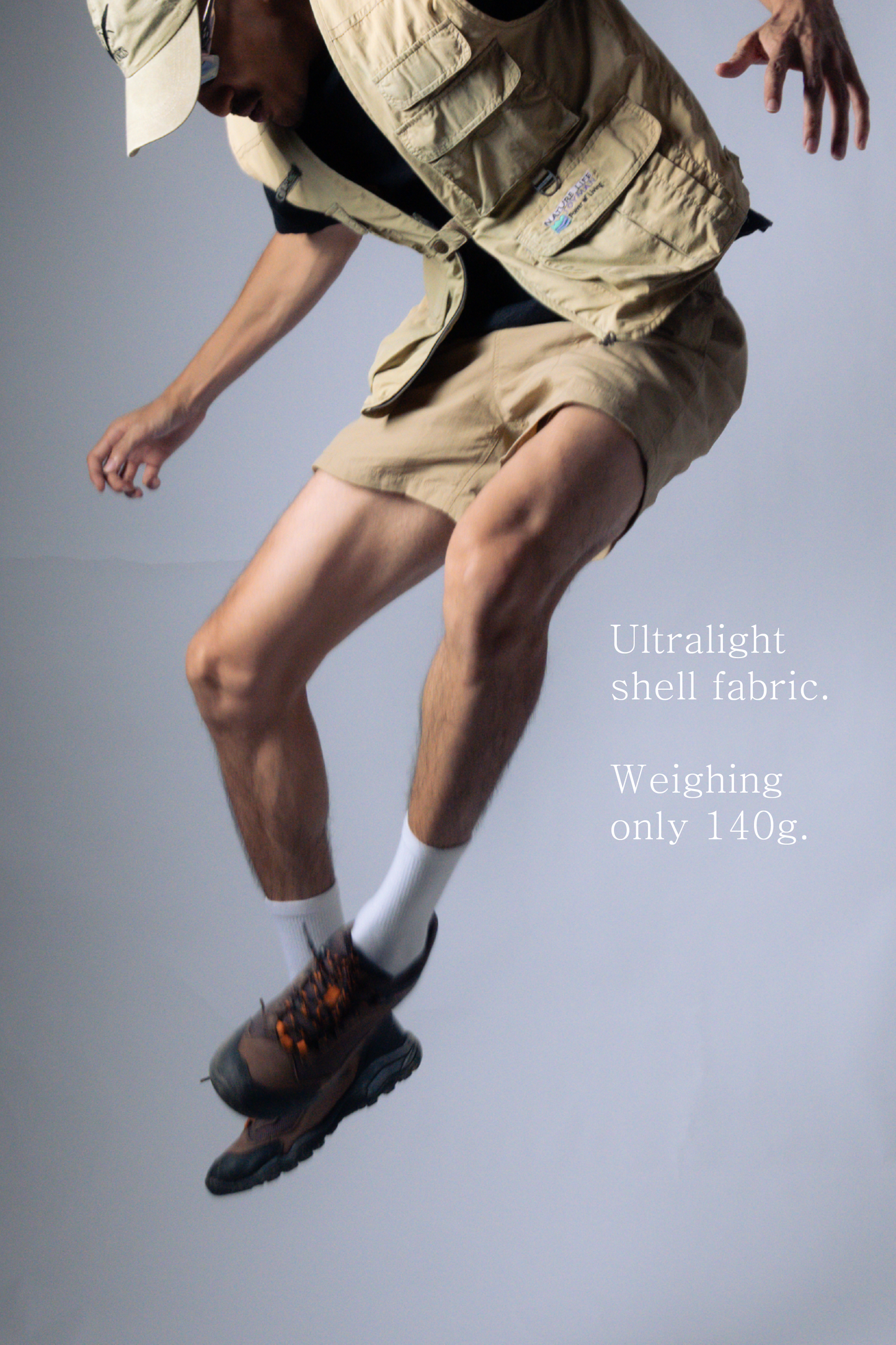 ctw1 ultralight shell shorts [sand]