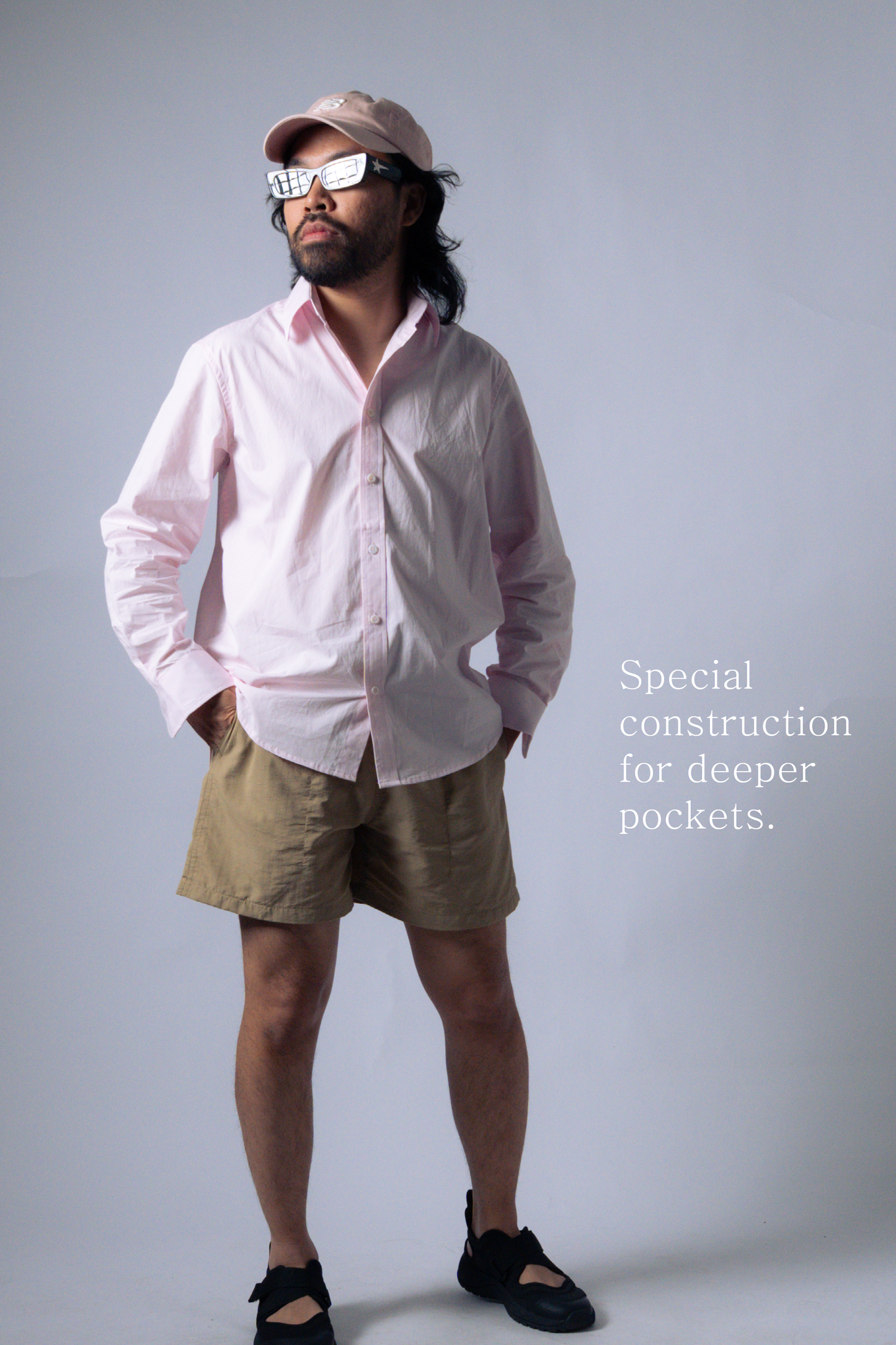 ctw1 ultralight shell shorts [sand]
