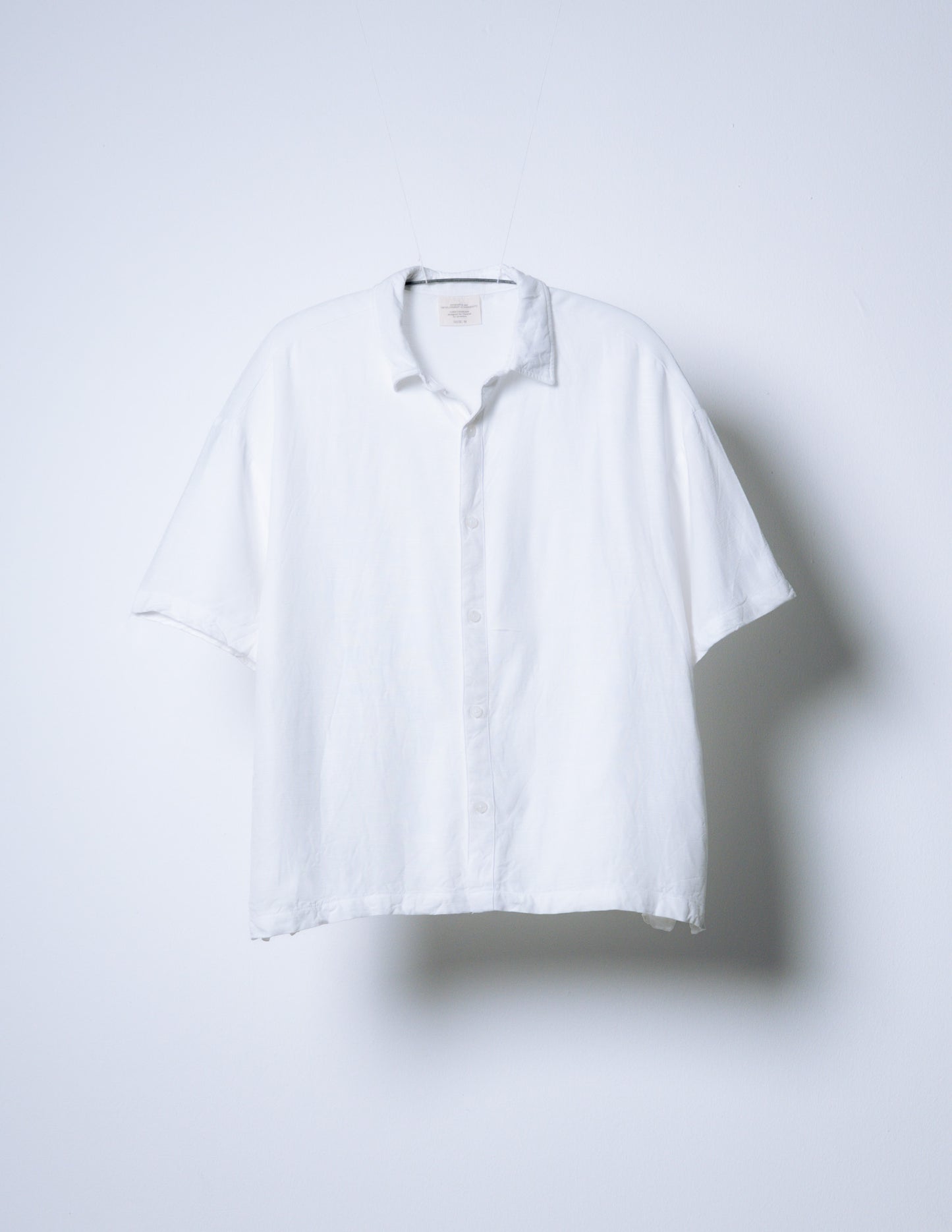 ctw1 linen short-sleeve shirt [white]
