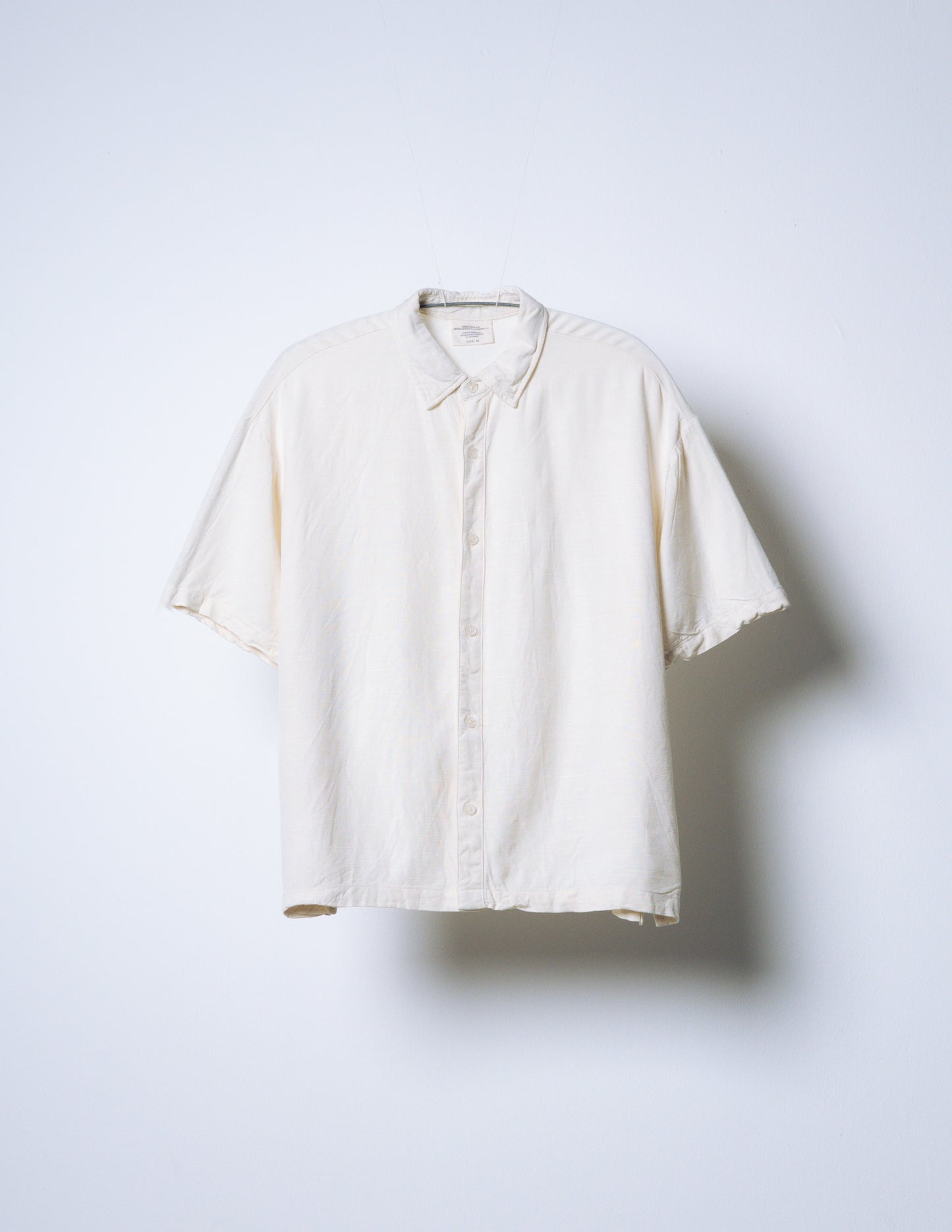 ctw1 linen short-sleeve shirt [off-white]