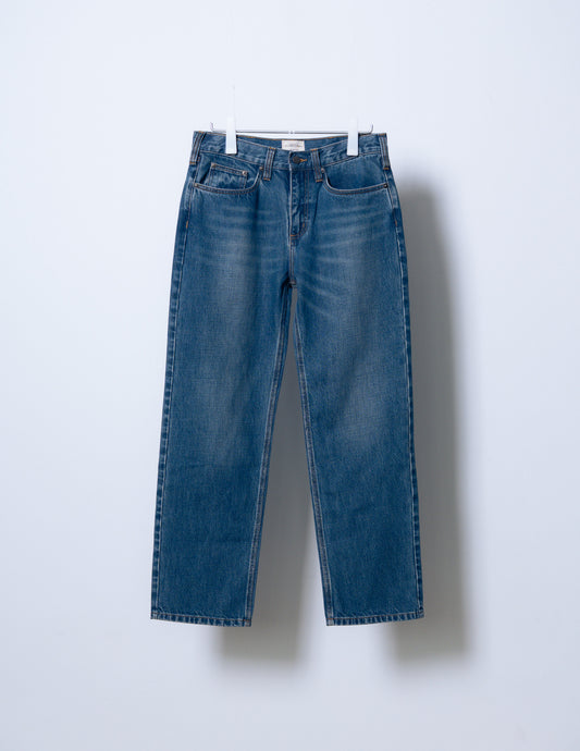 straight cut jeans [blue]