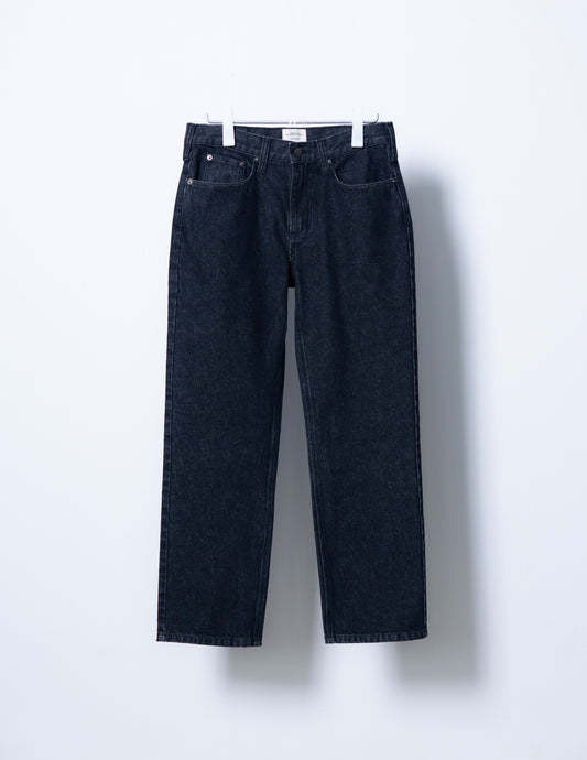 straight cut jeans [black]