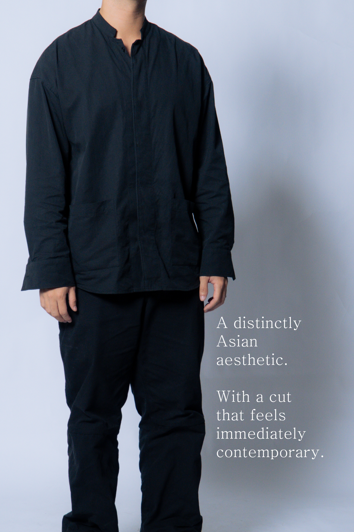 nehru shirt [black]