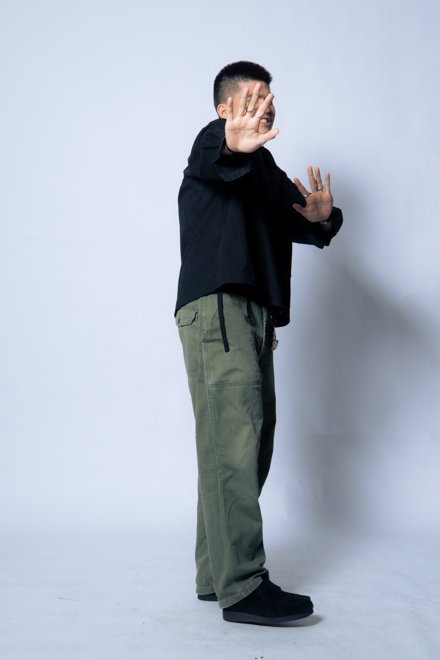 twisted shirt poplin [caviar poplin]