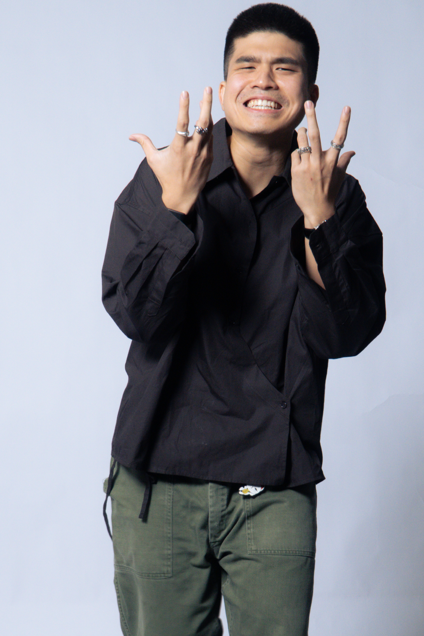 twisted shirt [sable brown poplin]
