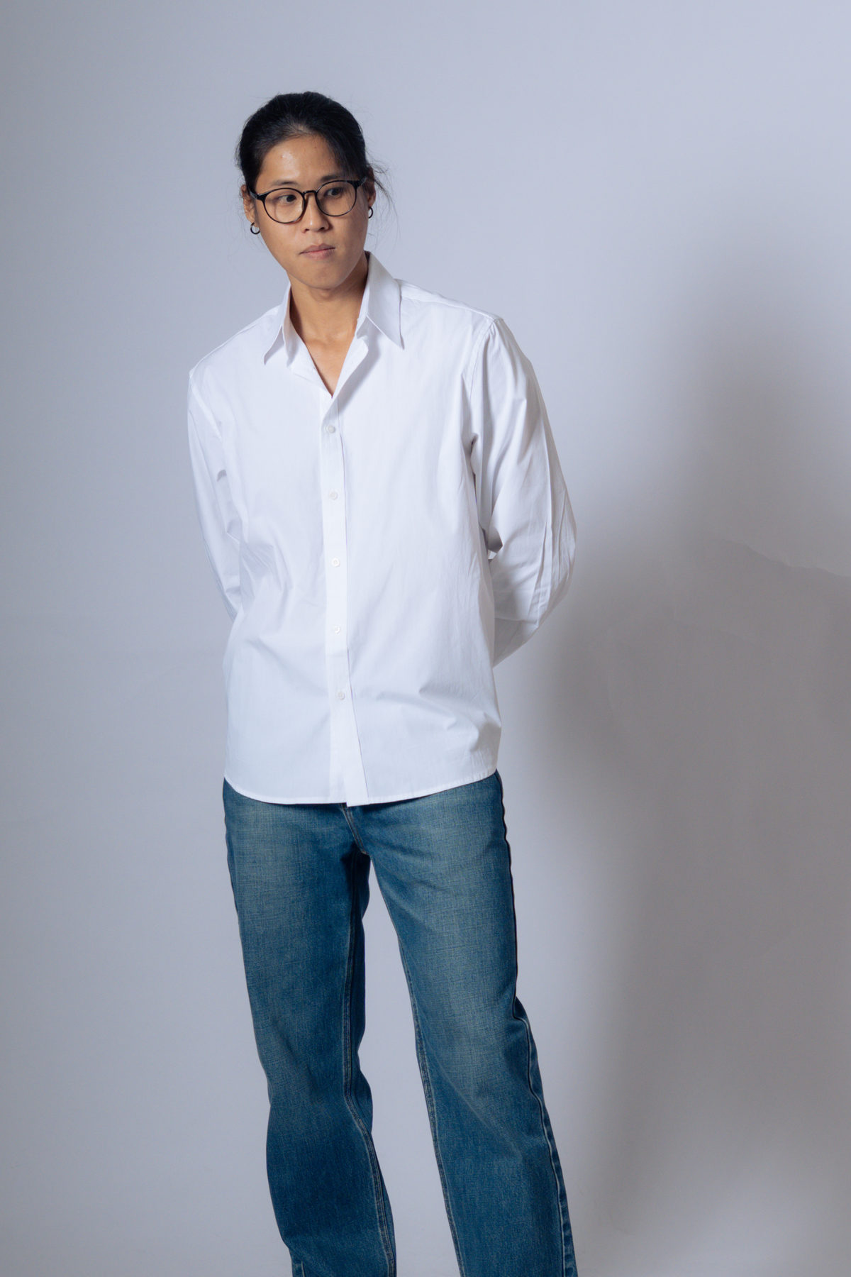 poplin shirt [chalk white]