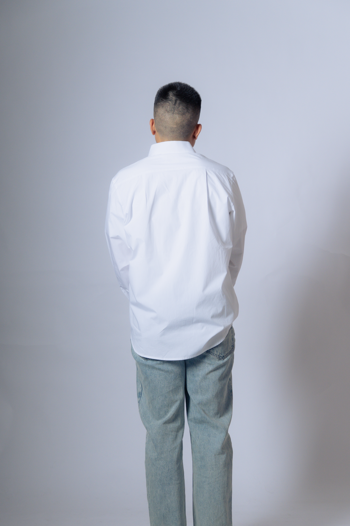 poplin shirt [chalk white]