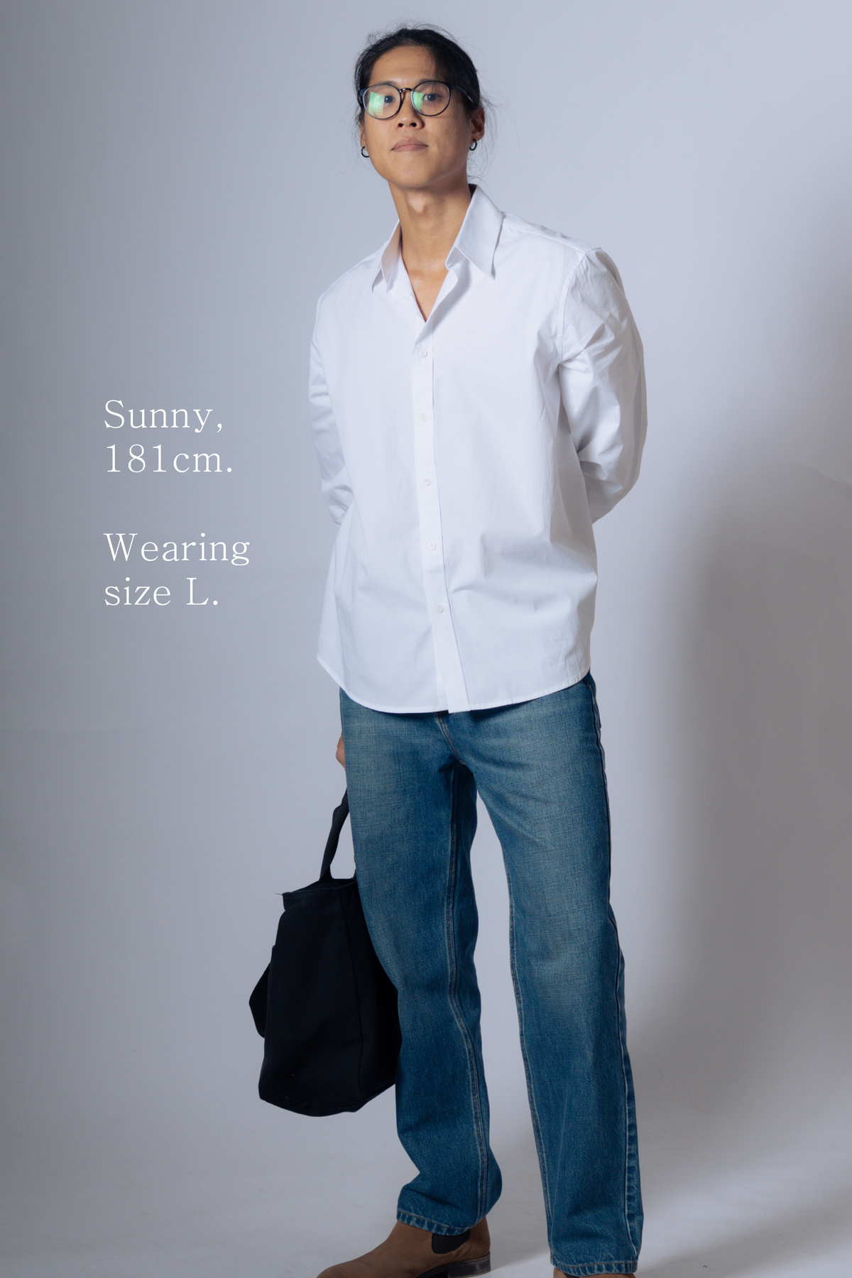 poplin shirt [chalk white]