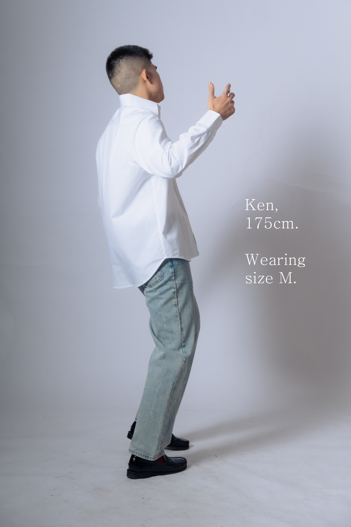 poplin shirt [chalk white]