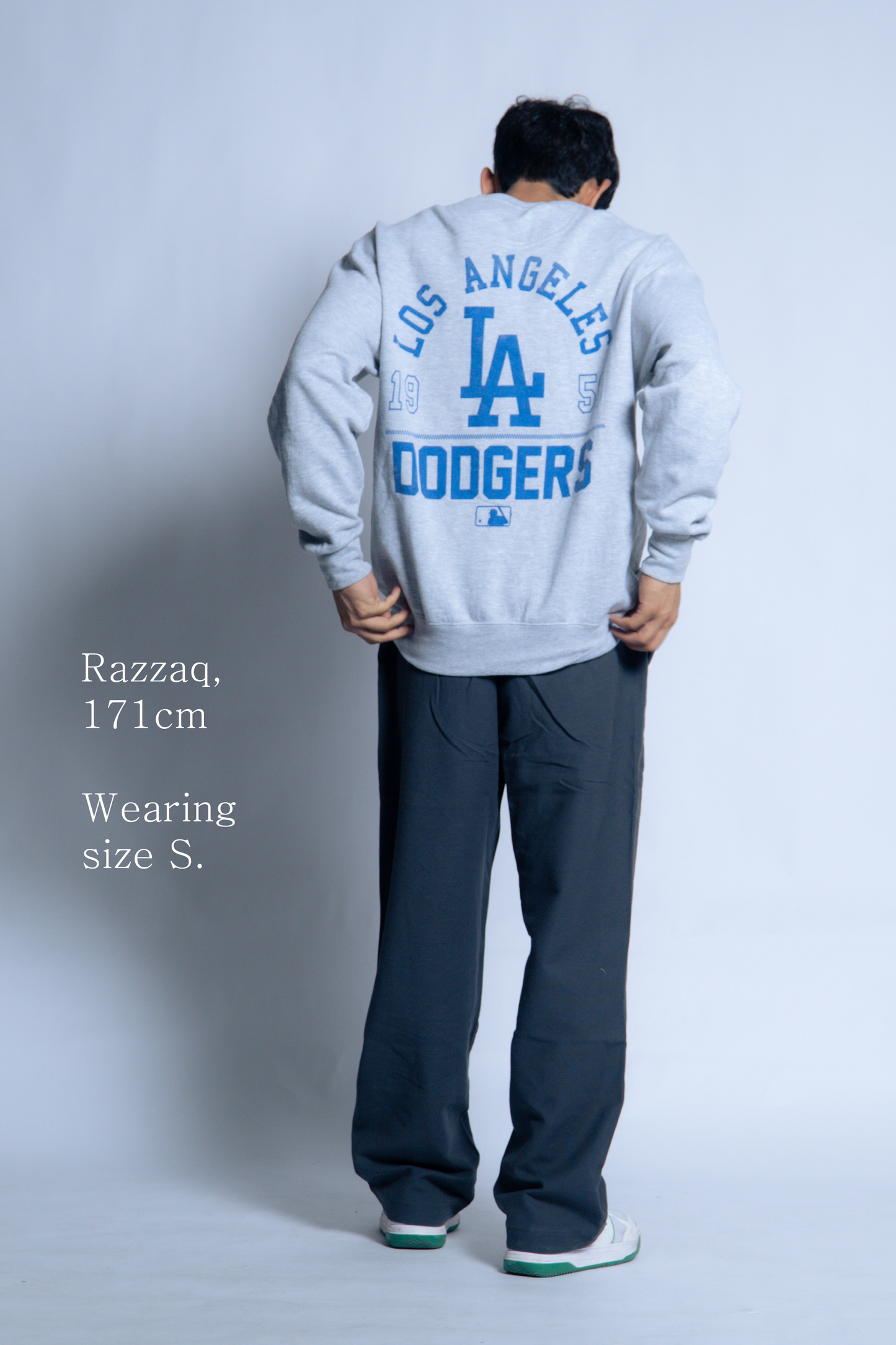 sw1 straight-leg relaxed twill trousers [gunmetal grey]